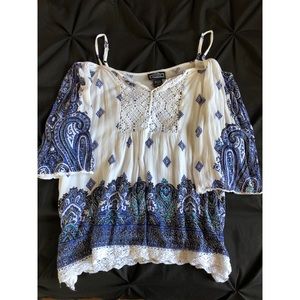 Cute Open Shoulder Top